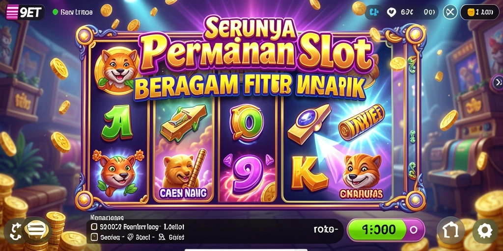 Screenshot menampilkan gameplay Slot dengan grafis yang menawan.