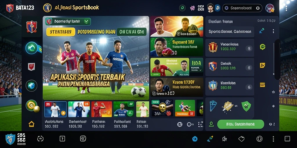 Tampilan gameplay Sportsbook yang menarik dan interaktif di BATA123.