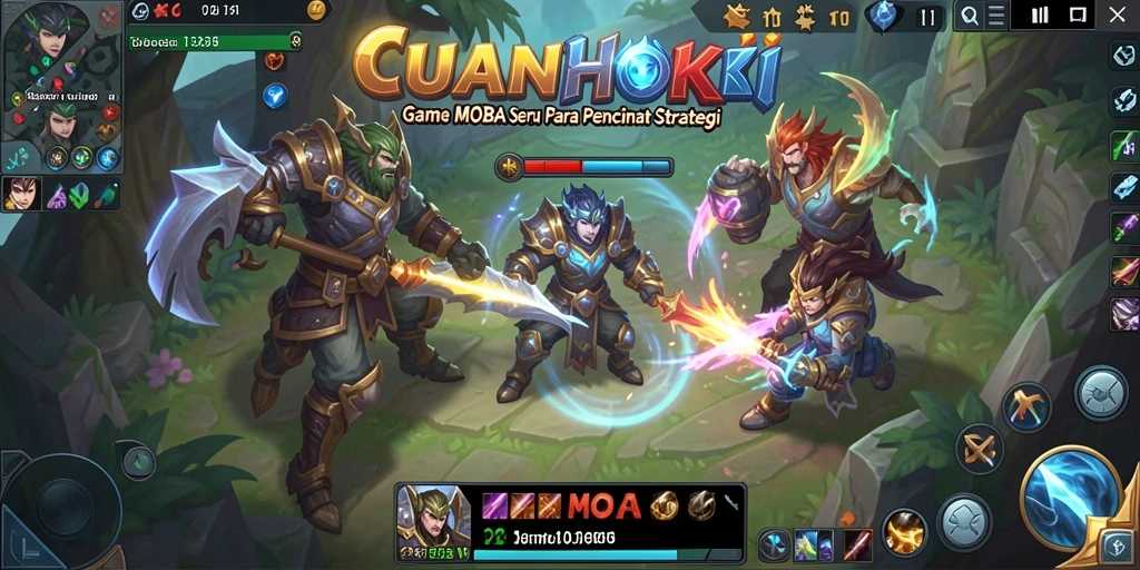 Tampilan gameplay CUANHOKI yang seru dan menegangkan.