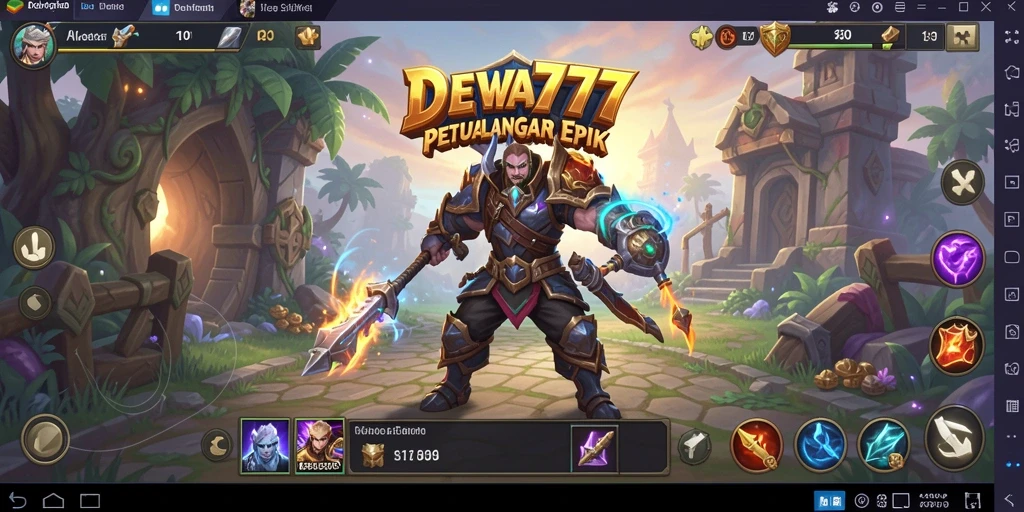 Gameplay seru DEWA777 dengan aksi pertempuran yang mendebarkan.