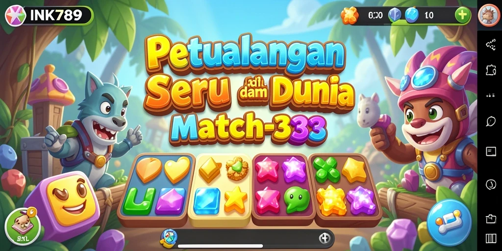 Tangkapan layar gameplay INK789 yang menarik dan penuh warna.